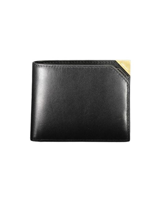Calvin Klein Black Leather Wallet" for men