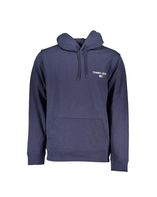 Tommy Hilfiger Blue Sleek Hooded Sweatshirt for men