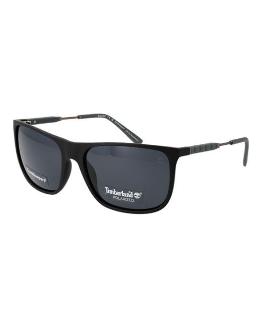 Timberland Black Plastic Sunglasses for men
