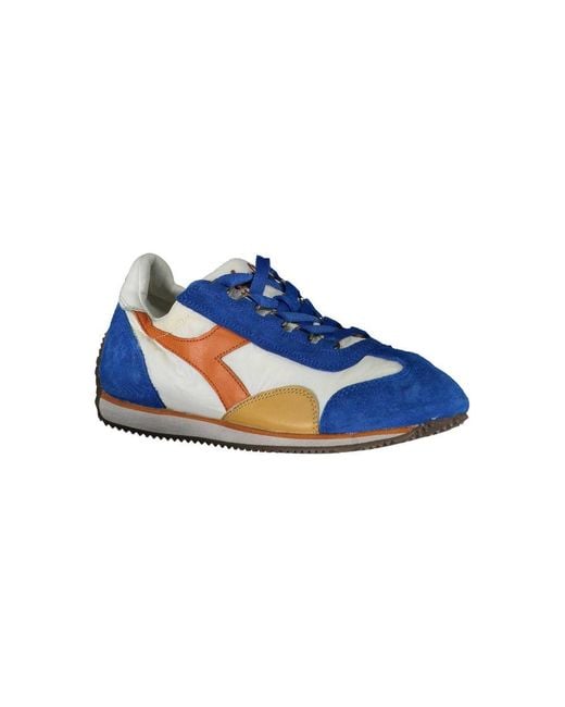 Diadora Blue Blu Leather Sneaker