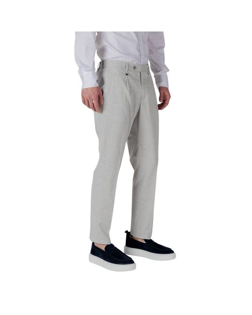 Antony Morato Gray Polyester Dress Pants for men