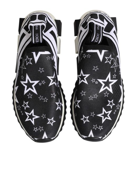 Dolce & Gabbana White Daymaster Sneakers Star Design for men