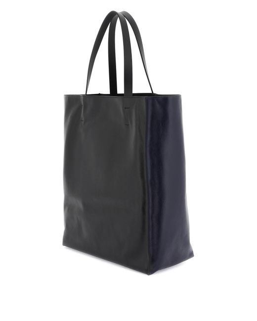 Marni Blue Large Soft Museum Bag for men