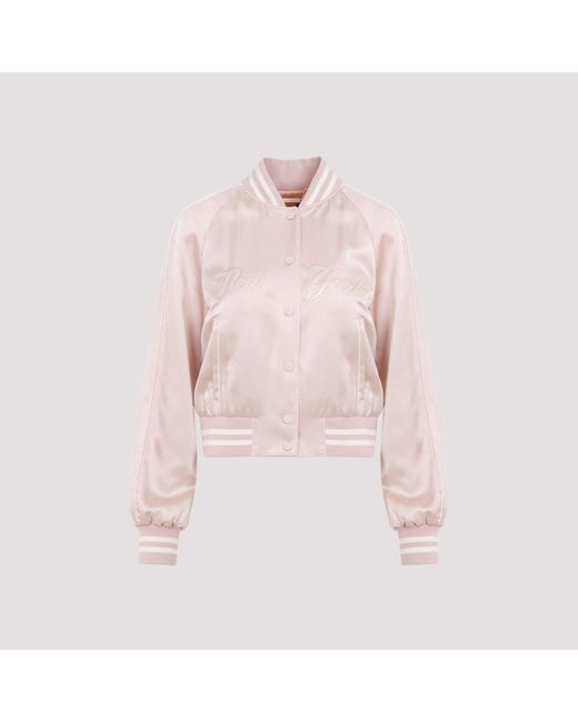 Ralph Lauren Collection Blush Pink Parson Lined Bomber