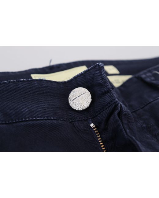 Acht Blue Cotton Tapered Slim Fitcasual Denim Jeans for men