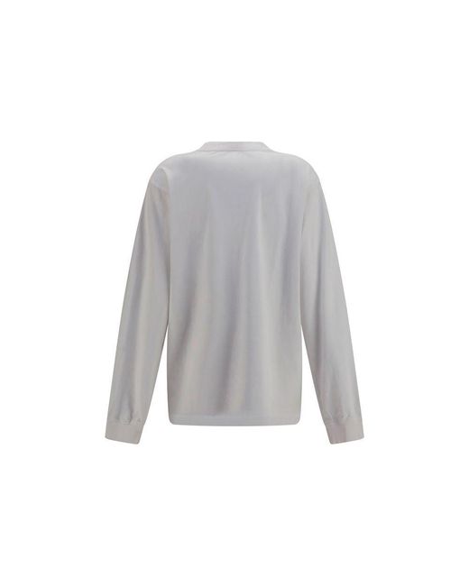 Alexander Wang Gray White Cotton T