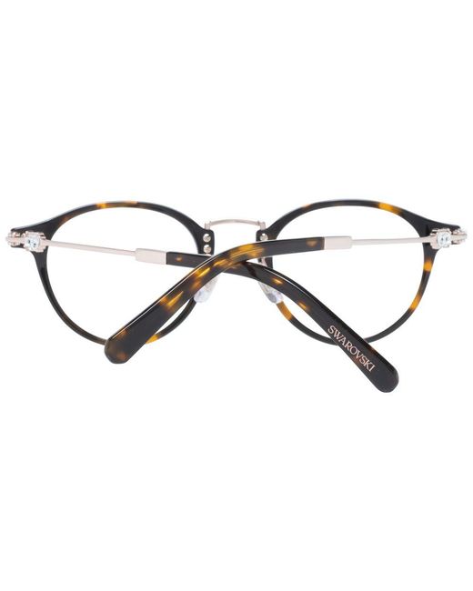 Swarovski Metallic Brown Optical Frames