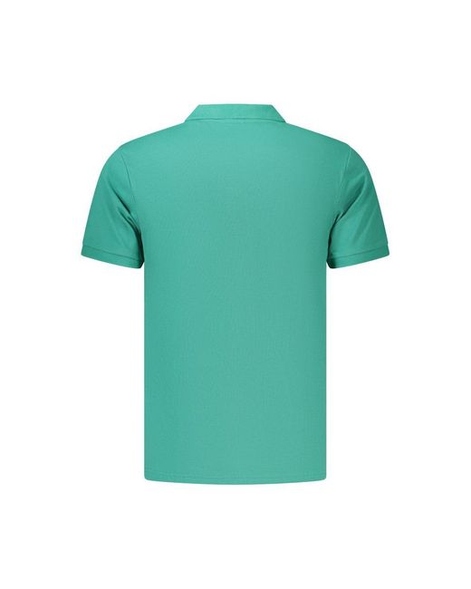 COVERI MOVING Green Cotton Men's Polo for men