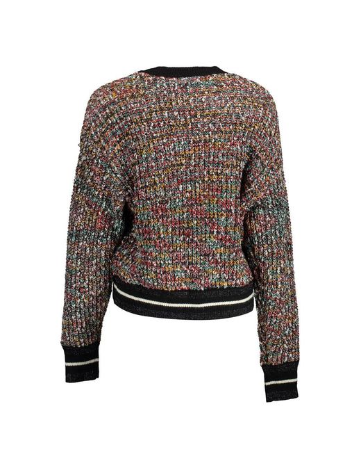 Desigual Brown Polyamide Sweater