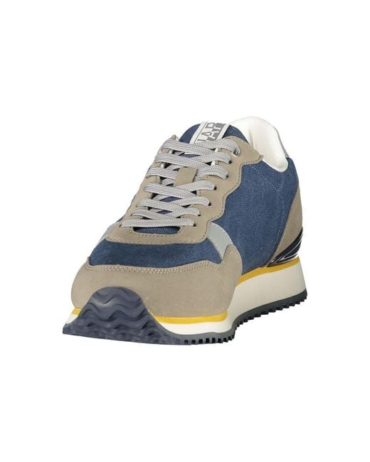 Napapijri Blue Polyester Men's Sneaker for men
