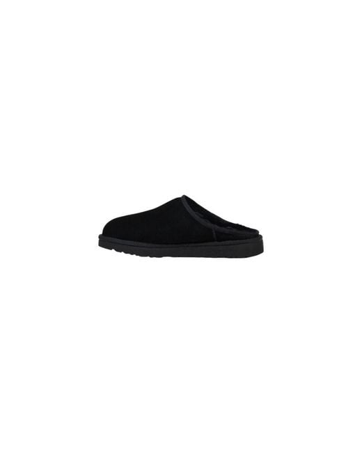 Ugg Black Suede Leather Clogs for men