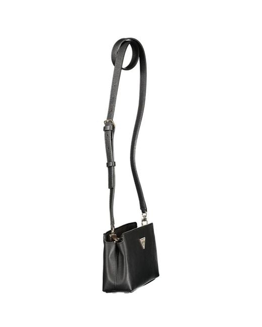 Guess Black Nero Poliuretano Female Shoulder Bag