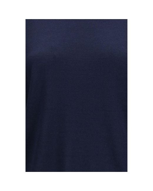 Brunello Cucinelli Blue Cashmere Sleeveles Sweater