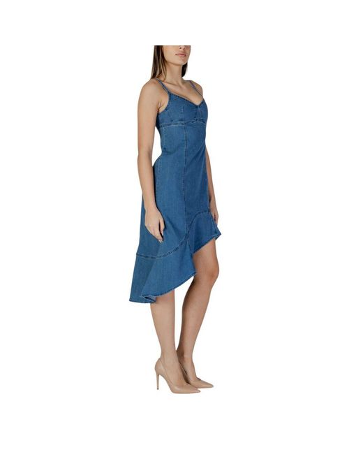 Desigual Blue Cotton Dress
