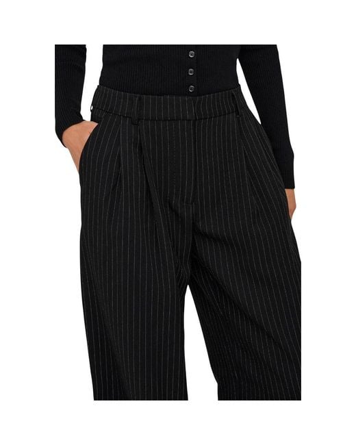 ONLY Black Recycled Polyester Casual Pants