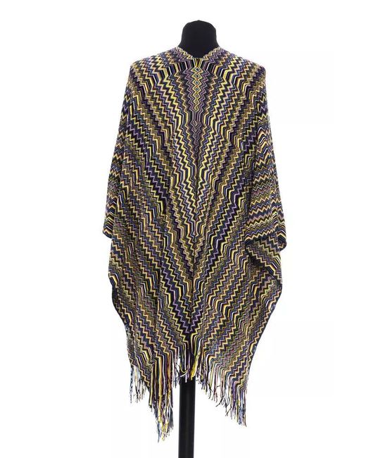 Missoni Multicolor Wool Poncho
