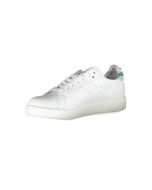 Diadora White Bianco Leather Sneaker