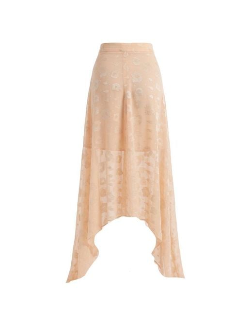 Trussardi Natural Beige Polyester S Skirt