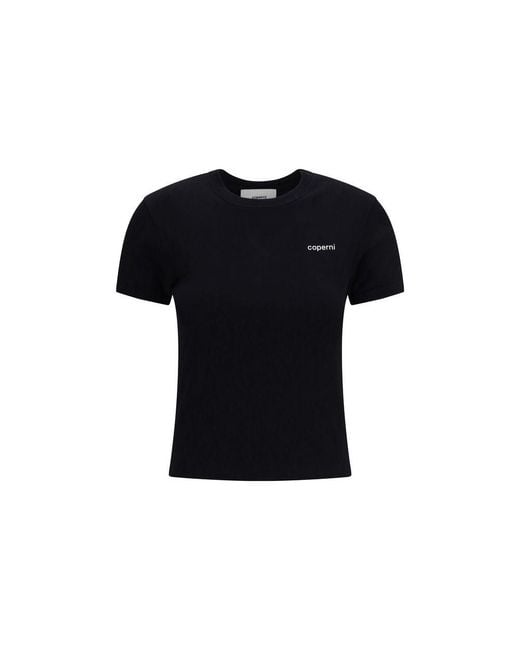 Coperni Black Cotton T