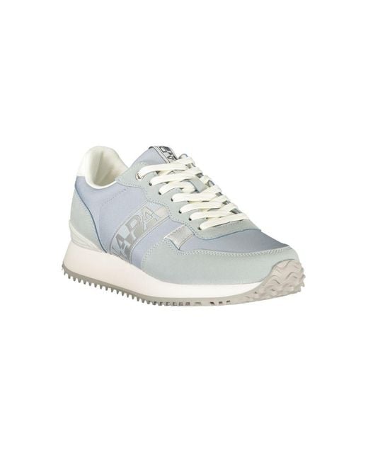 Napapijri White Azzurro Polyurethane Sneaker