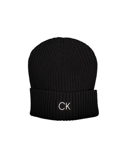 Calvin Klein Black Cotton Men's Cap for men