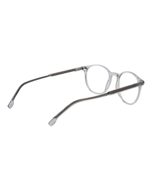 Boss Metallic Gray Acetate Glasses (frames) for men