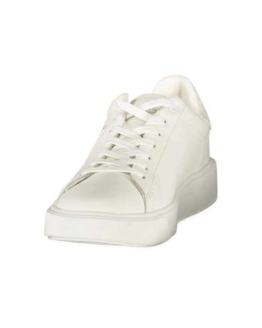 Blauer White Polyurethane Men's Sneaker for men
