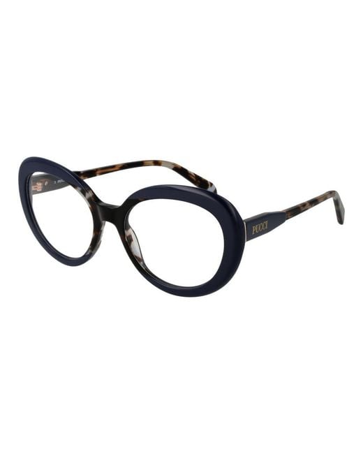 Emilio Pucci Blue Acetate Glasses (Frames)