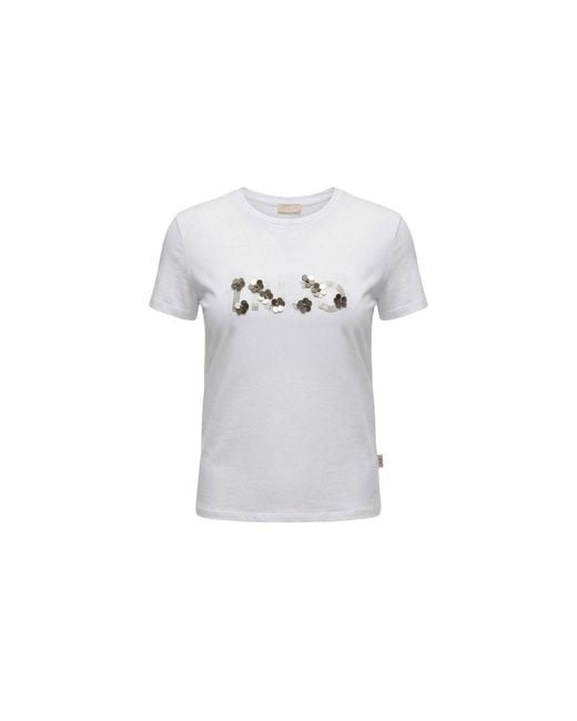 Liu Jo White Cotton T-Shirt