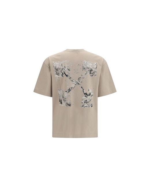 Off-White c/o Virgil Abloh Gray Beige Cotton Sportswear - L for men