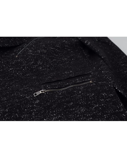 Dolce & Gabbana Black Wool Double Breasted Coatjacket for men