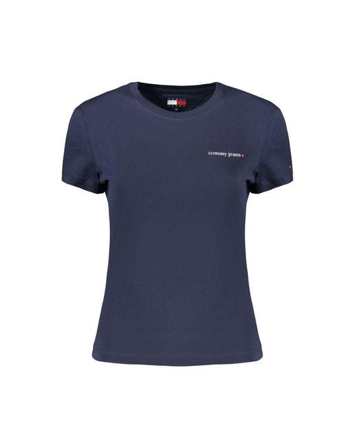 Tommy Hilfiger Blue Cotton T