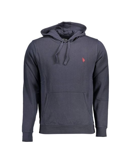 U.S. POLO ASSN. Blue Cotton Sweater for men
