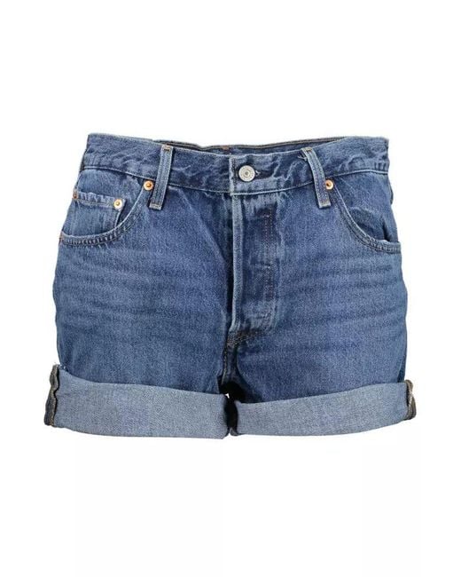 Levi's Chic Summer Blue Cotton Shorts