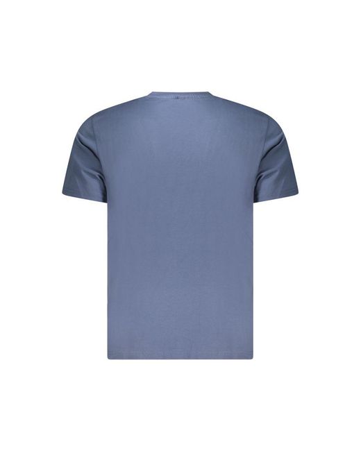 North Sails Blue Cotton T-Shirt for men
