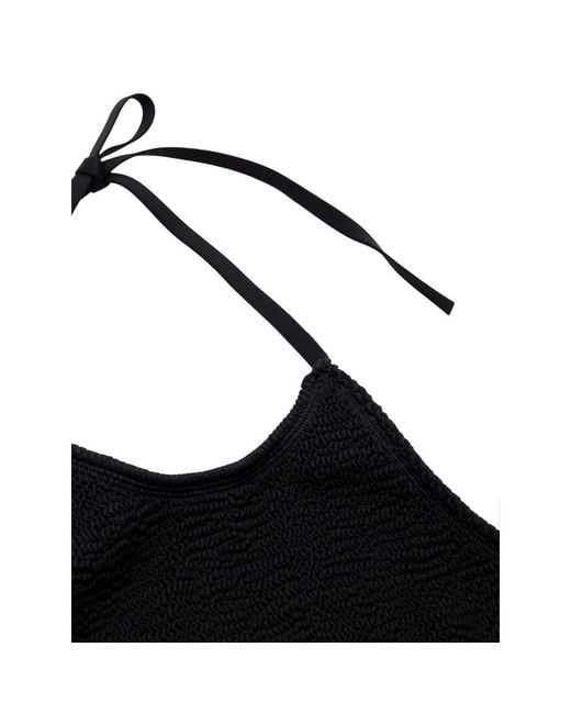 Bottega Veneta Black Halter Bikini Set
