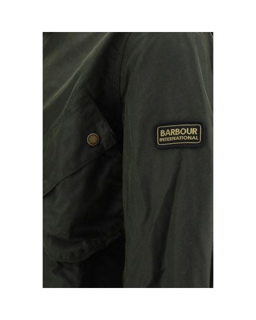 Barbour Green Bicolor Cotton Full for men