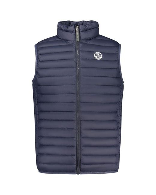 North Sails Blue Blu Poliammide Men's Jacket for men