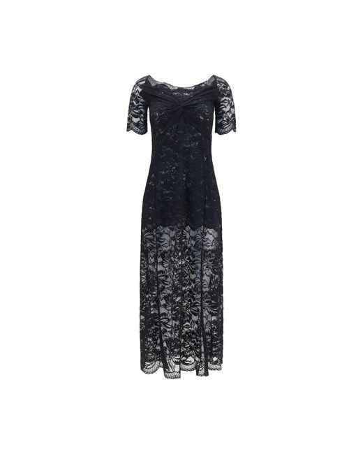 Rabanne Black Polyamide Long Dress
