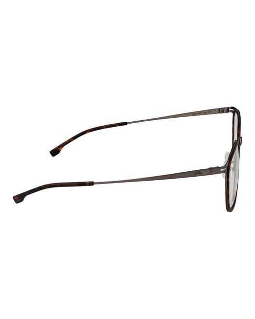 Boss Brown Stainless Steel Glasses (frames) for men