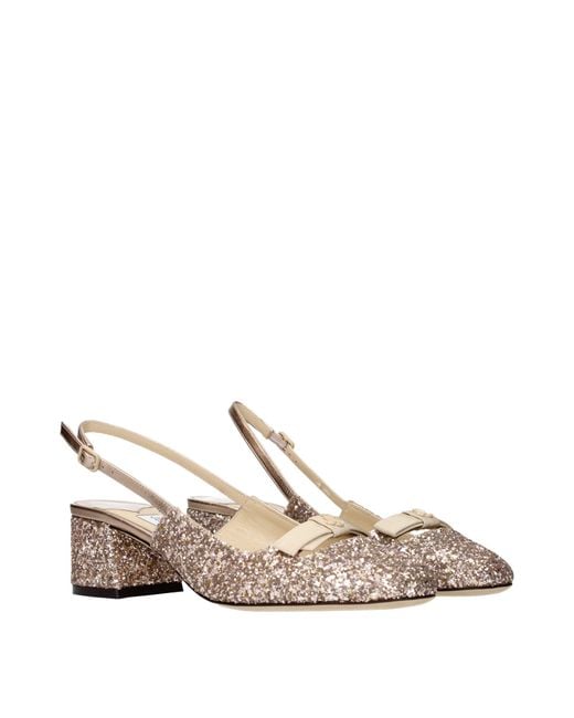 Jimmy Choo Natural Pink Plastic Flat Sandals