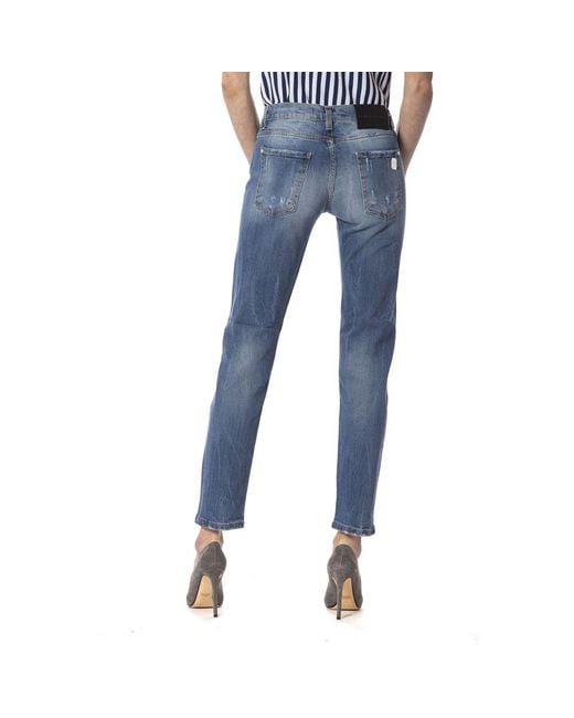 Frankie Morello Blue Other Fibres Jeans