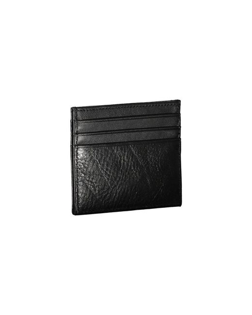 Tommy Hilfiger Black Leather Wallet for men