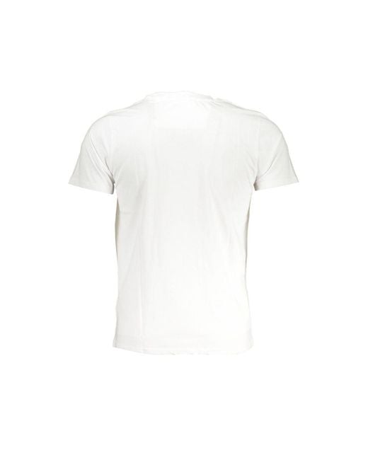 Roberto Cavalli White Cotton T-Shirt for men