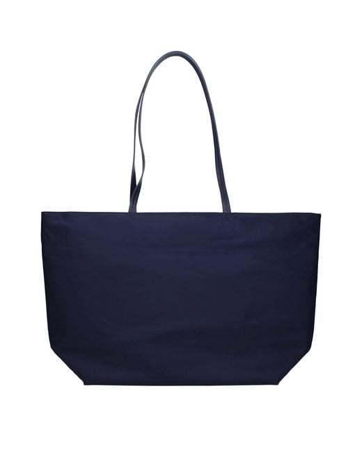 Tory Burch Blue Fabric Shoulder Bag