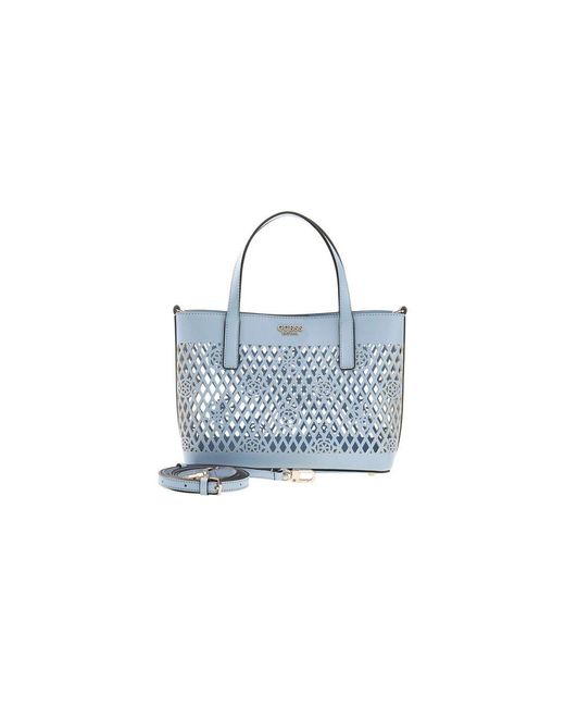 Guess Blue Polyethylene Handbag