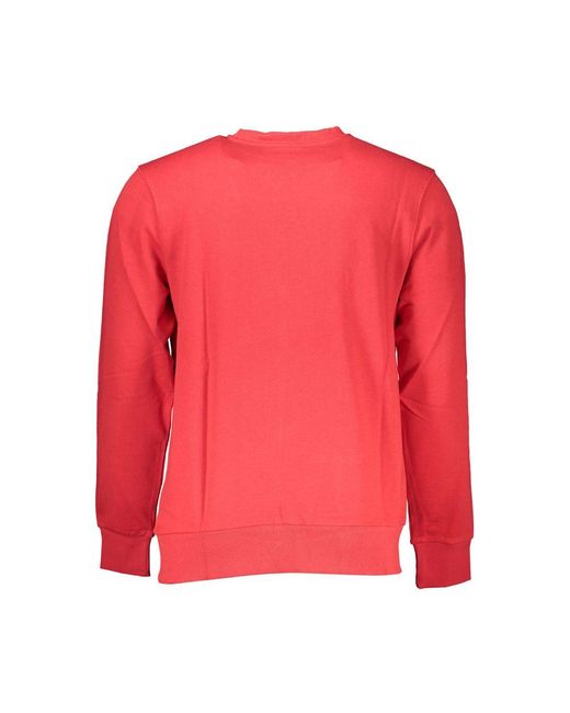 North Sails Red Cotton Sweater for men