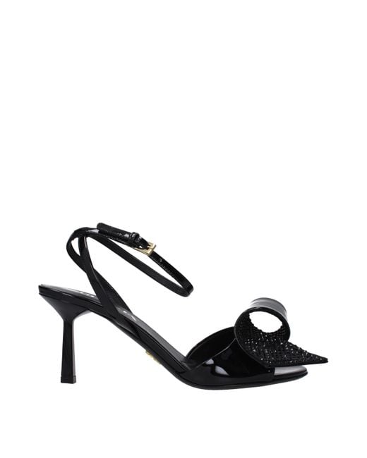 Prada Black Leather Sandal for men