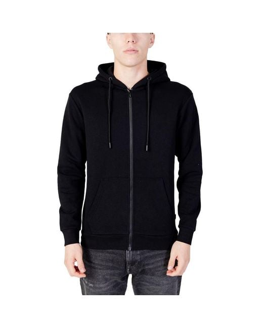 Jack & Jones Black Jack Jones Polyester Sweater for men