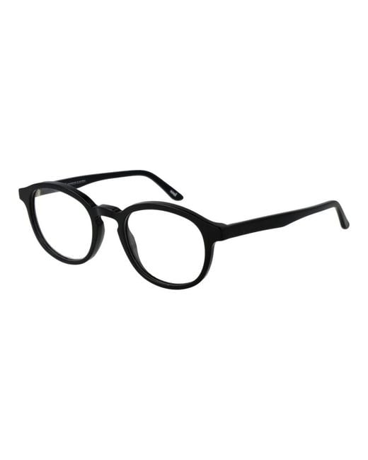 Andy Wolf Black Acetate Glasses (frames)